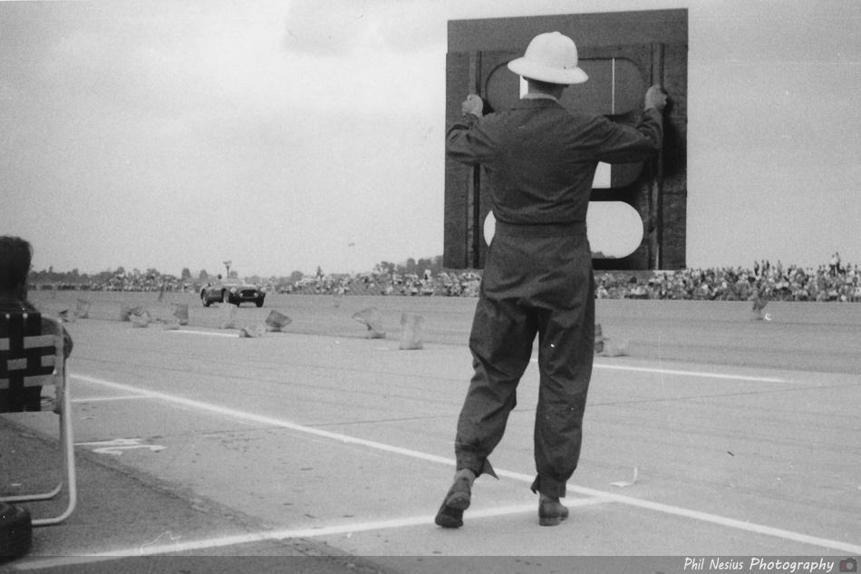 Ferrari 340 America number 5 driven by Jim Kimberly at Lockbourne AFB August 1953 ~ 493K_0002 ~ 