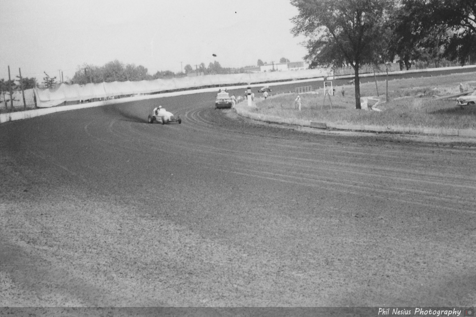 Milwaukee Mile before it was paved. Possibly 1953 ~ 902K_0004 ~ 