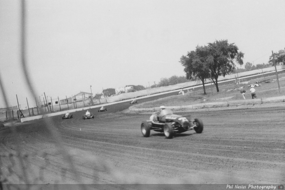 Milwaukee Mile before it was paved. Possibly 1953 ~ 902K_0007 ~ 