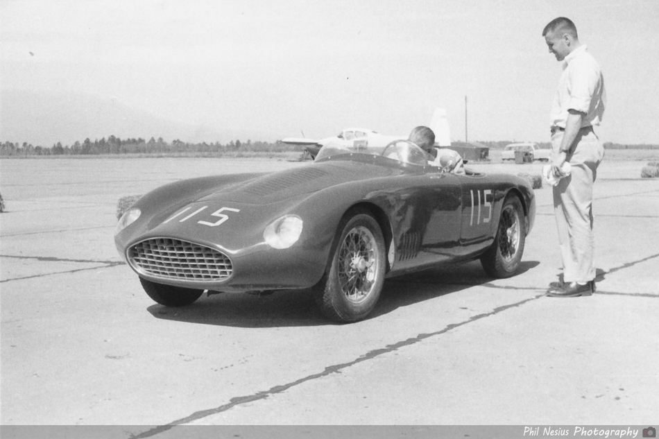 Ferrari 500 Mondial Number 115 driven by James Johnston at Walterboro National Championship Sports Car Race March 10th 1956 ~ 952_0020 ~ 