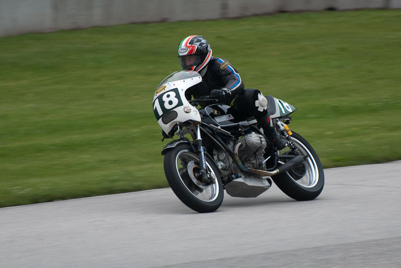 BMW #18 Ridden By Will Harding in turn 7 at Road America, Elkhart Lake, WI