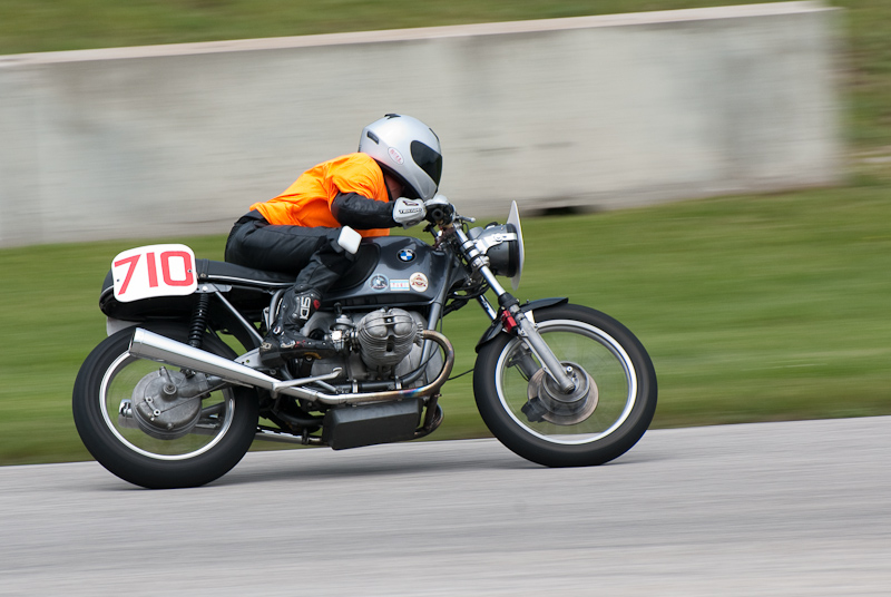 1973 BMW  #710 Craig Chawla in turn 13 at Road America, Elkhart Lake, WI