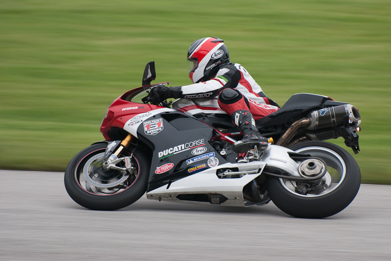 Ducati 1198s in turn 9, Road America, Elkhart Lake, WI