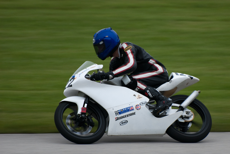 2005 Honda #122 Ridden By Alex Mclean in turn 9 at Road America, Elkhart Lake, WI
