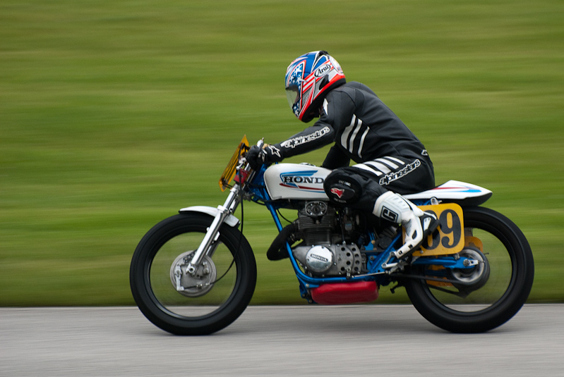 Honda in turn 9 at Road America, Elkhart Lake, WI