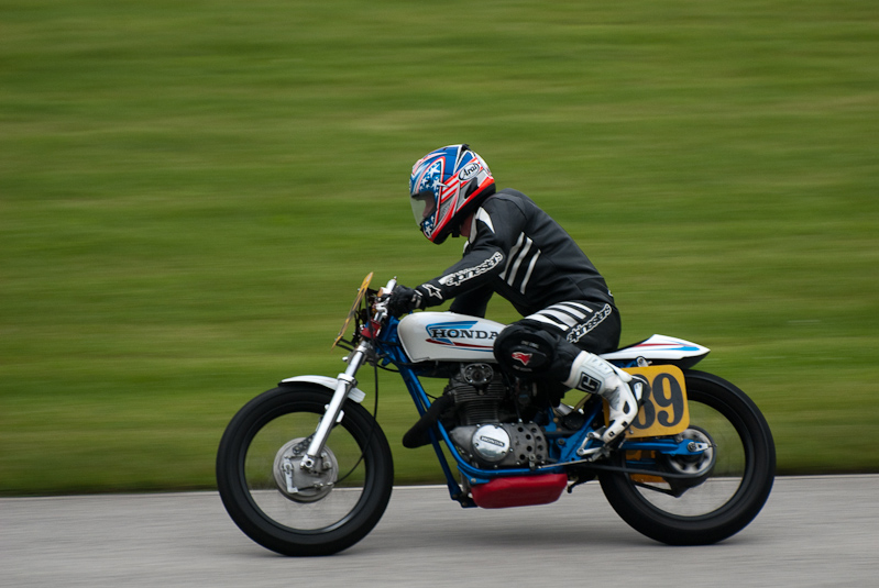Honda in turn 9 at Road America, Elkhart Lake, WI