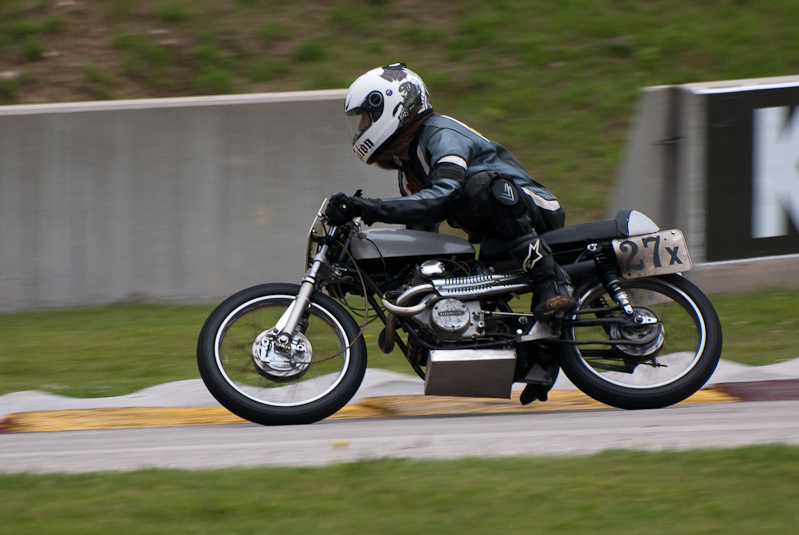 Honda in turn 7 at Road America, Elkhart Lake, WI