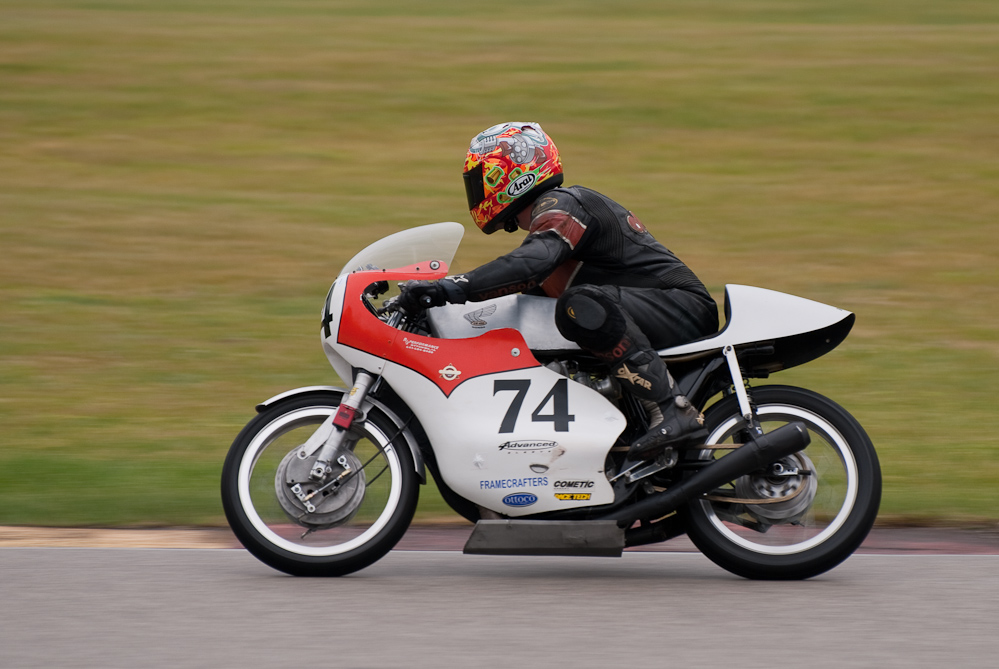 Honda, No 74, in the bend, Road America, Elkhart Lake, WI 