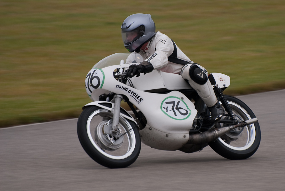 Ryan Hunt on a Yamaha, No X76 in the bend, Road America, Elkhart Lake, WI