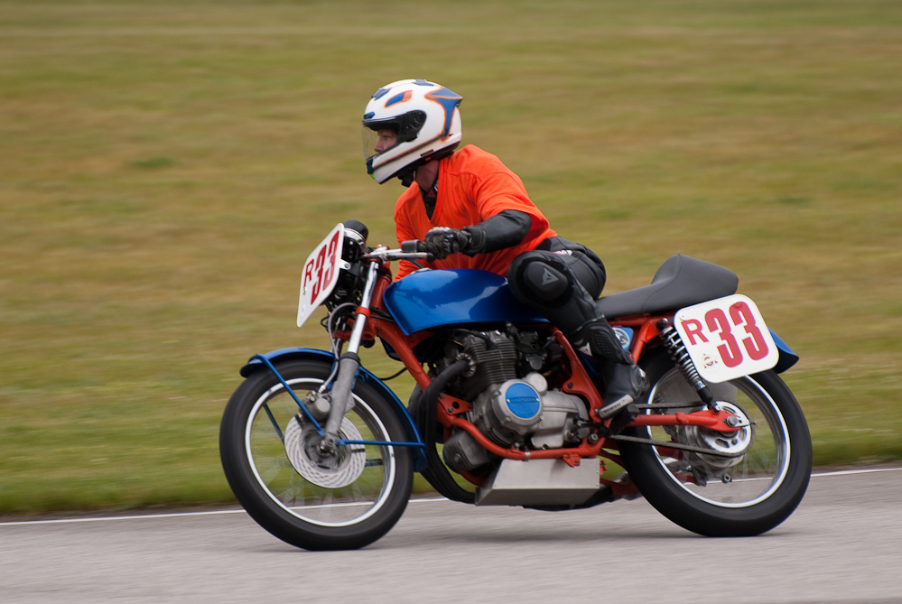 Rebecca Berneck Honda No R33 in the bend, Road America, Elkhart Lake, WI 