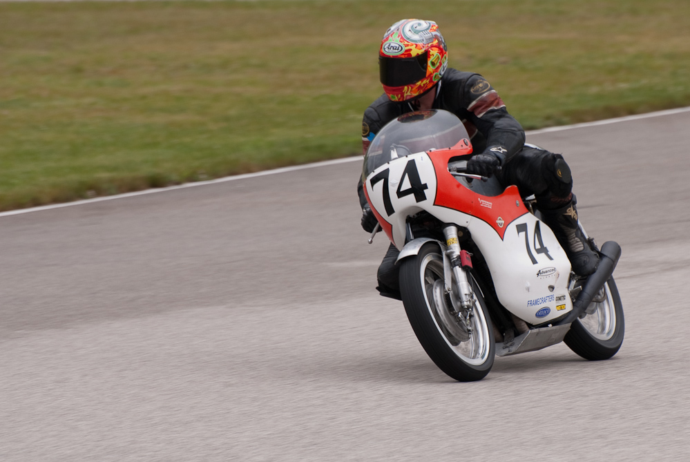 Honda, No 74, in the bend, Road America, Elkhart Lake, WI 