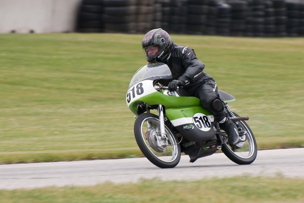 Honda, No 518, in turn 7, Road America, Elkhart Lake, WI 