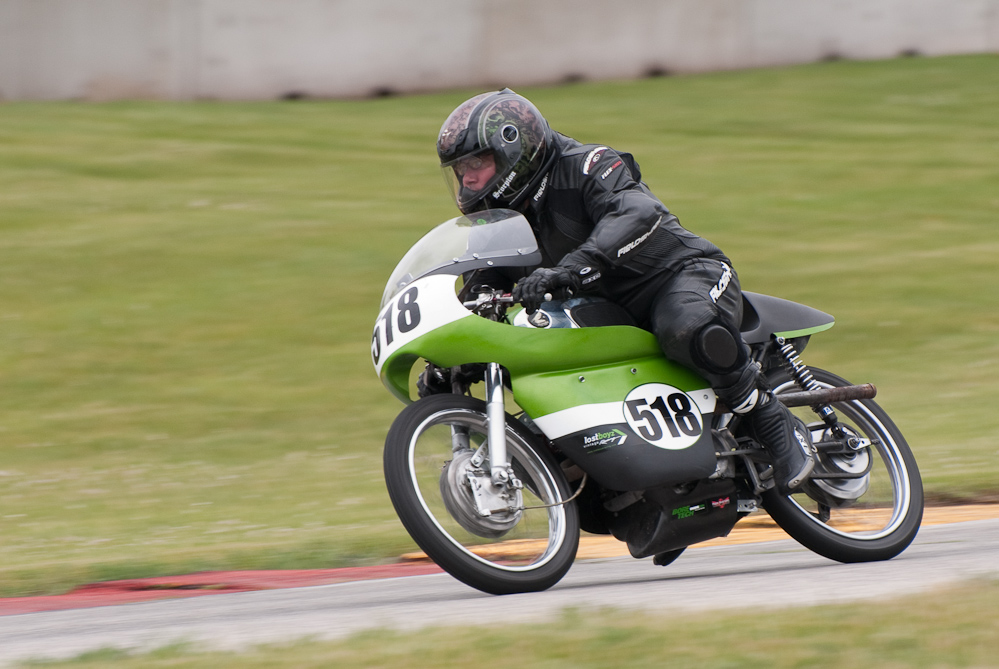 Honda, No 518, in turn 7, Road America, Elkhart Lake, WI 