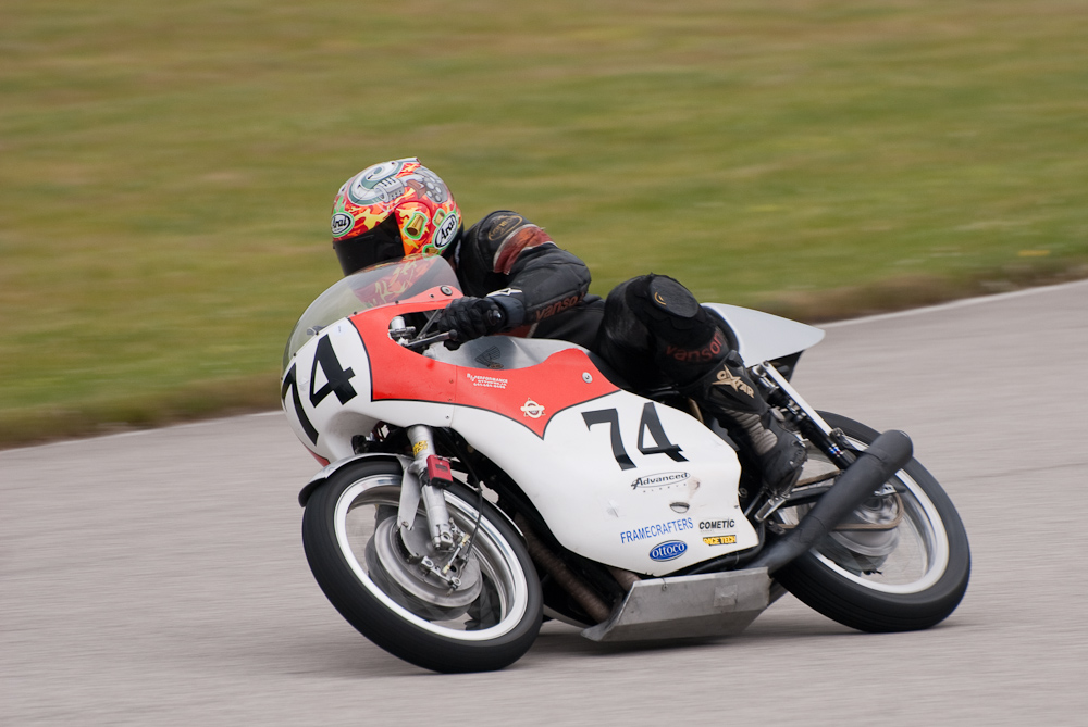 Honda, No 74, in the bend, Road America, Elkhart Lake, WI 