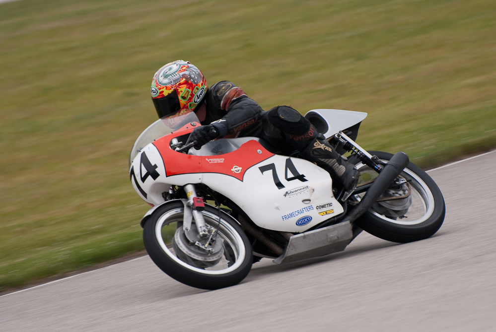 Honda, No 74, in the bend, Road America, Elkhart Lake, WI 