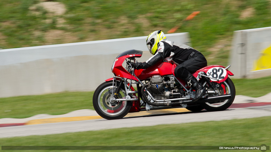 Moto Guzzi #x82 at Road America, Elkhart Lake, WI turn 7 / DSC_7654
