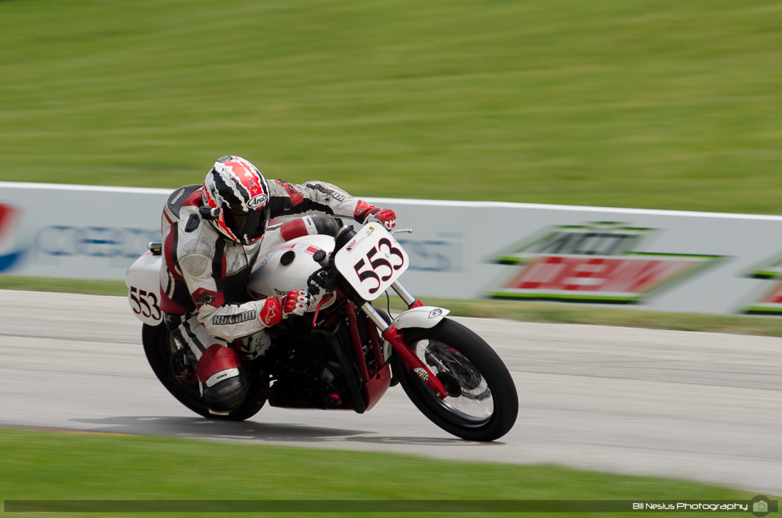 2006 Triumph #553 ridden by Paul Canale at Road America, Elkhart Lake, WI in turn 7 / DSC_7906