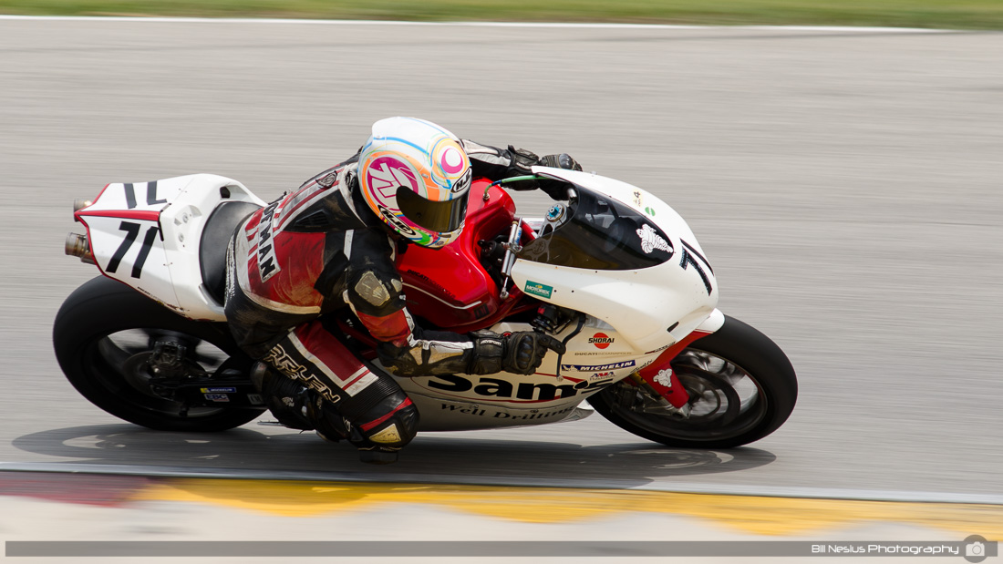 Ducati #71 at Road America, Elkhart Lake, WI Turn 7 / DSC_7983