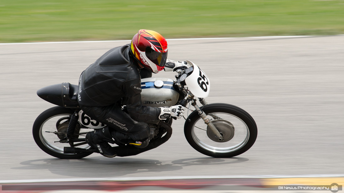 Suzuki #657 at Road America, Elkhart Lake, WI in turn 7 / DSC_8068