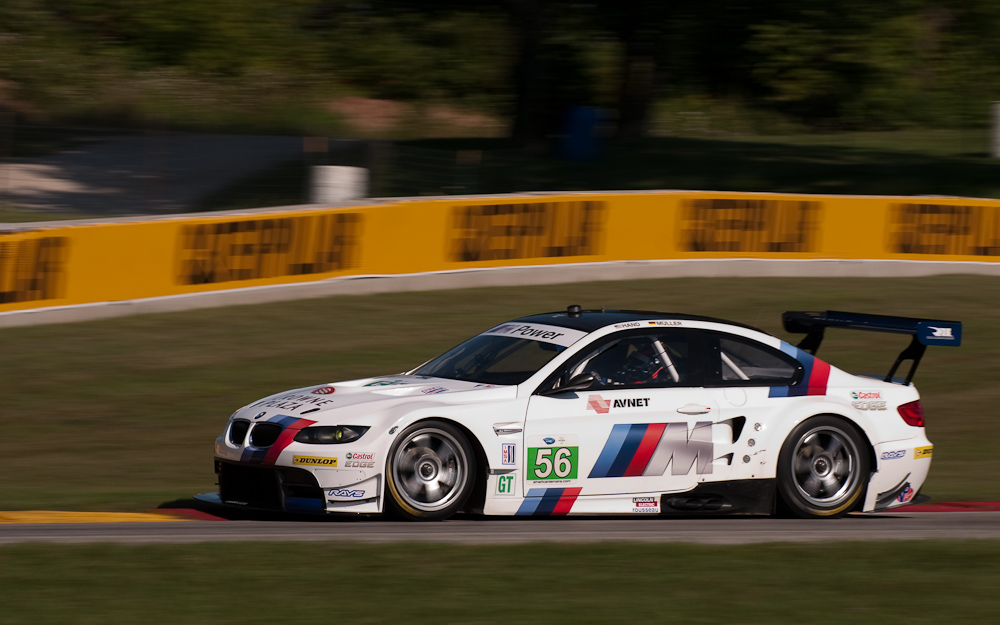 BMW Team RLL BMW E92 M3, Car No 56, in turn 7, Road America, Elkhart Lake WI  ~  DSC_1499