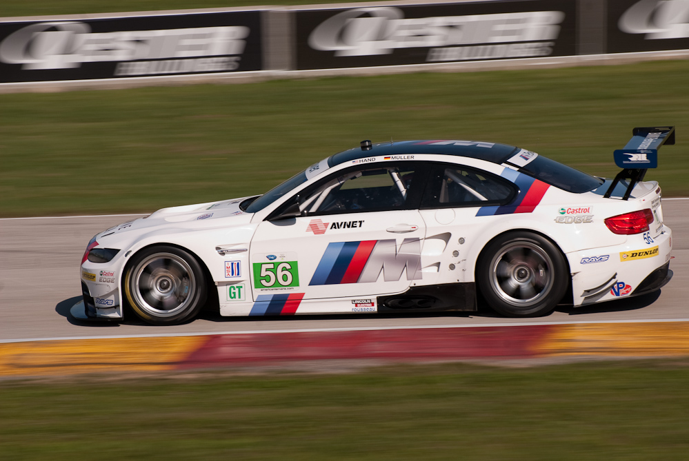 BMW Team RLL BMW E92 M3, Car No 56, in turn 7, Road America, Elkhart Lake WI  ~  DSC_1626