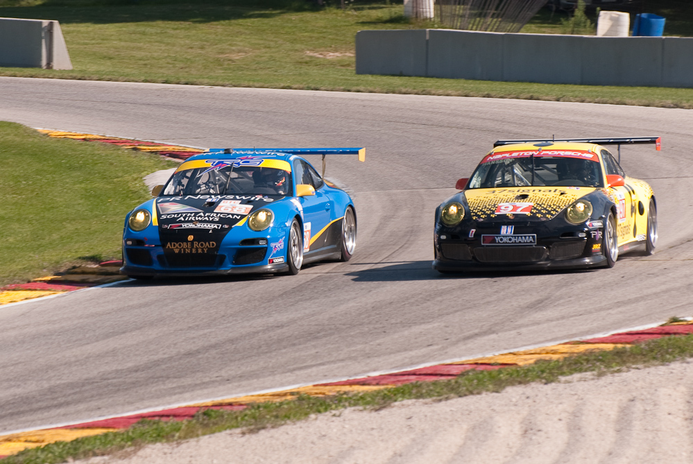 TRG Porsche 911 GT3 Cup, Car No 68 in turn 7, Road America, Elkhart Lake WI  ~  DSC_1687