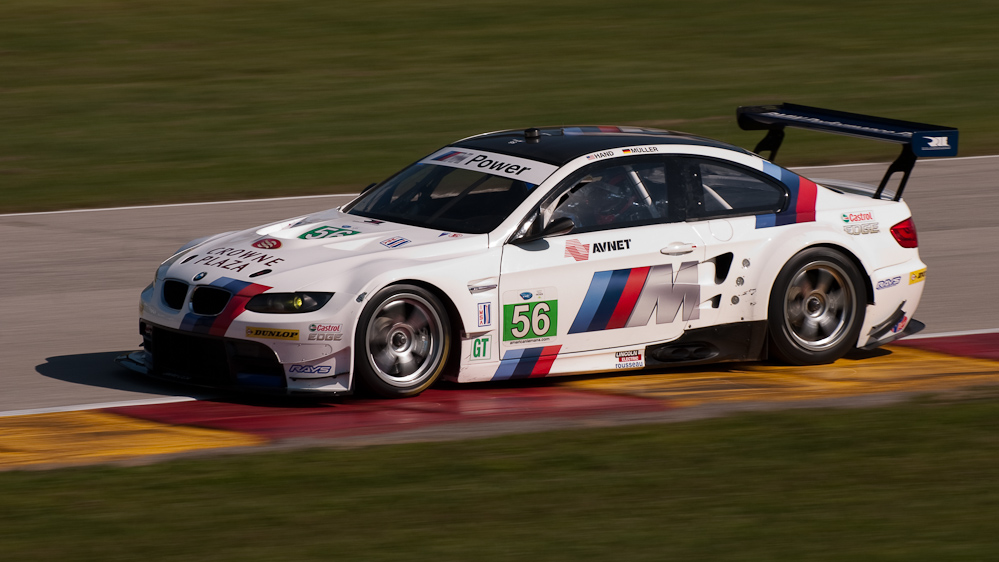 BMW Team RLL BMW E92 M3, Car No 56, in turn 7, Road America, Elkhart Lake WI  ~  DSC_1692