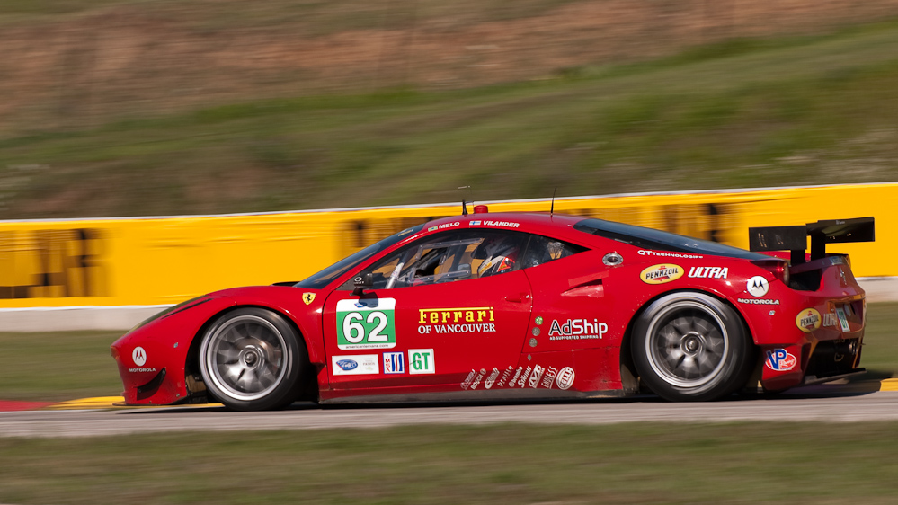Risi Competizione Ferrari F458 Italia, Car No 62 in turn 7, Road America, Elkhart Lake WI  ~  DSC_1900