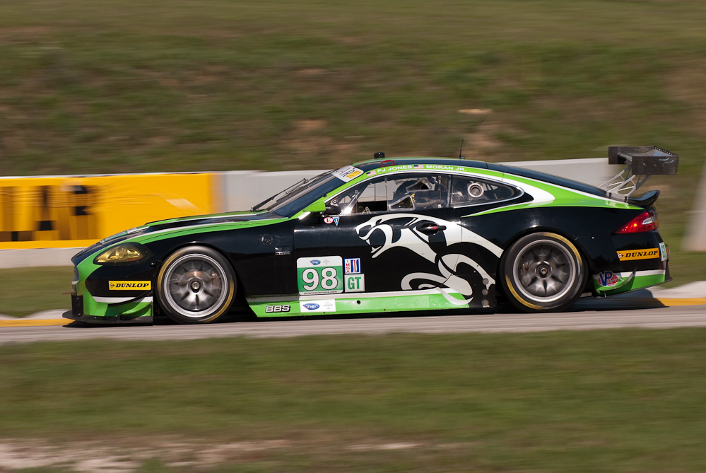 Jaguar RSR Jaguar XKR Car No 98 in turn 7, Road America, Elkhart Lake WI  ~  DSC_1906