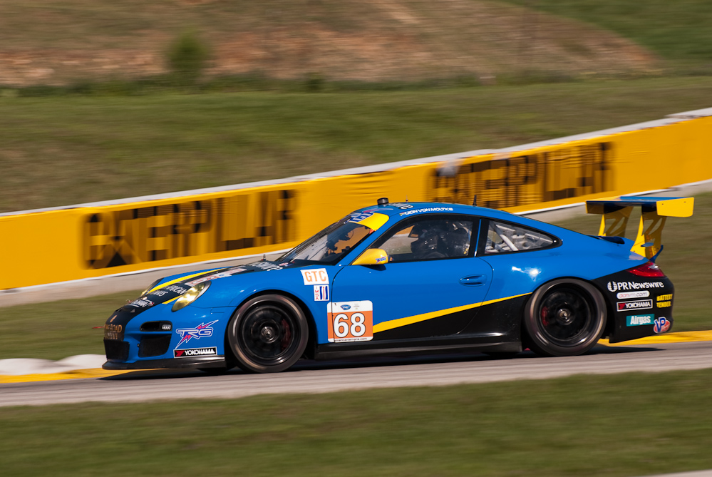 TRG Porsche 911 GT3 Cup, Car No 68 in turn 7, Road America, Elkhart Lake WI  ~  DSC_1938