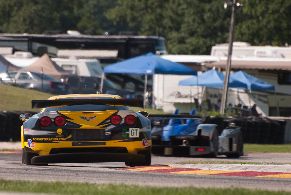 Corvette Racing Chevrolet Corvette C6 ZR1, Car No 3, in turn 7, Road America, Elkhart Lake WI  ~  DSC_1964