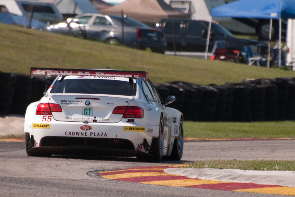 BMW Team RLL BMW E92 M3, Car No 55, in turn 7, Road America, Elkhart Lake WI  ~  DSC_1982