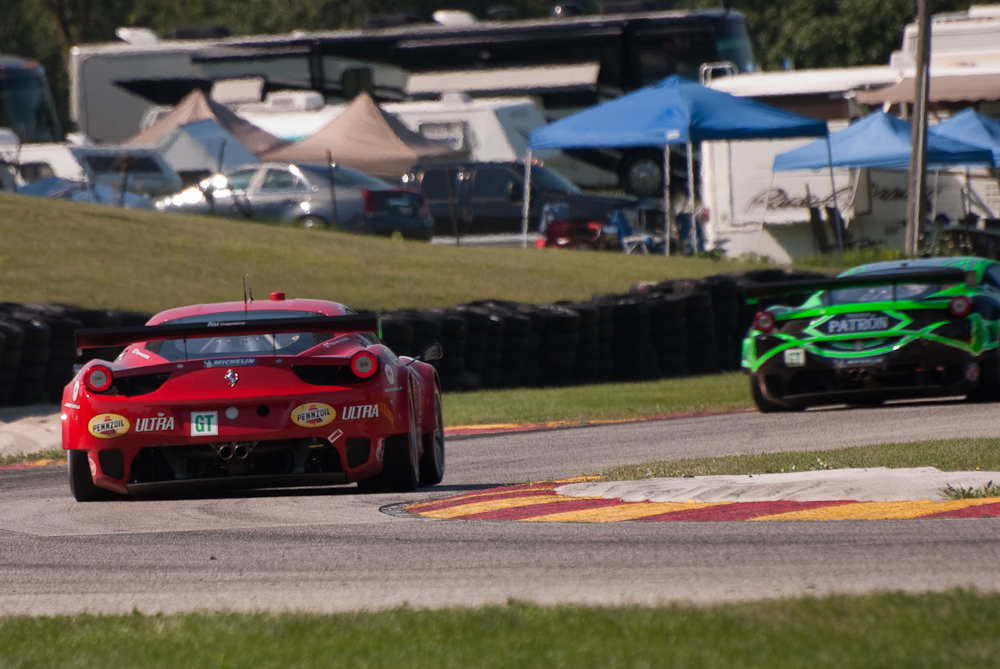 Risi Competizione Ferrari F458 Italia, Car No 62 in turn 7, Road America, Elkhart Lake WI  ~  DSC_1997