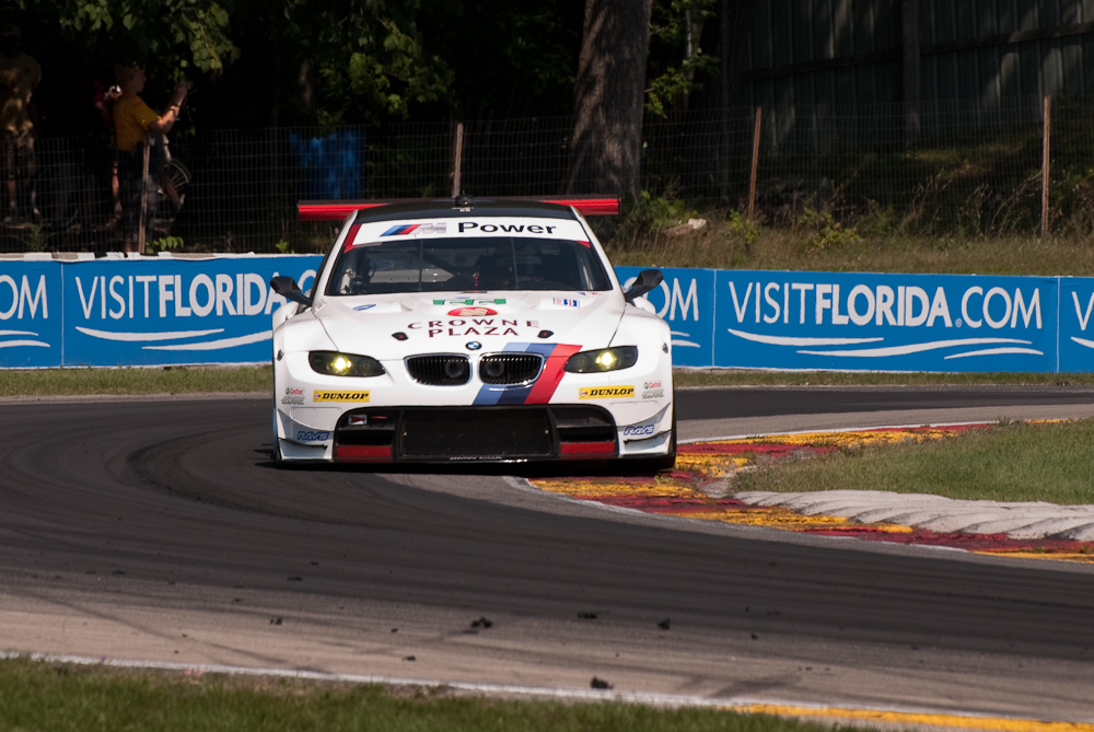 BMW Team RLL BMW E92 M3, Car No 55, in turn 6, Road America, Elkhart Lake WI  ~  DSC_2404