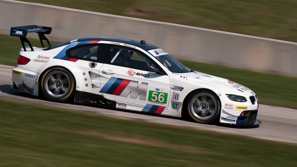 BMW Team RLL BMW E92 M3, Car No 56, in turn 7, Road America, Elkhart Lake WI  ~  DSC_2466