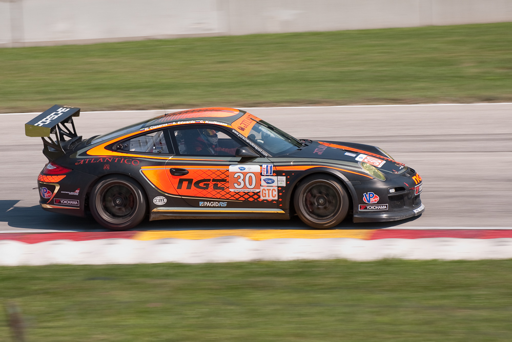 NGT Motosports 911 GT3 Cup, Car No 30 in turn 7, Road America, Elkhart Lake WI  ~  DSC_2568