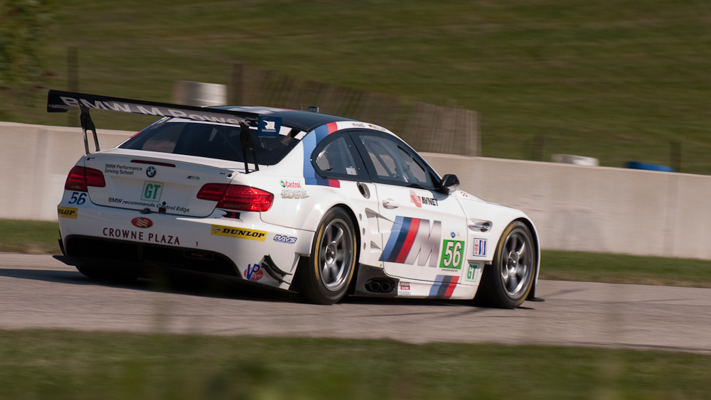 BMW Team RLL BMW E92 M3, Car No 56, in turn 7, Road America, Elkhart Lake WI  ~  DSC_2668