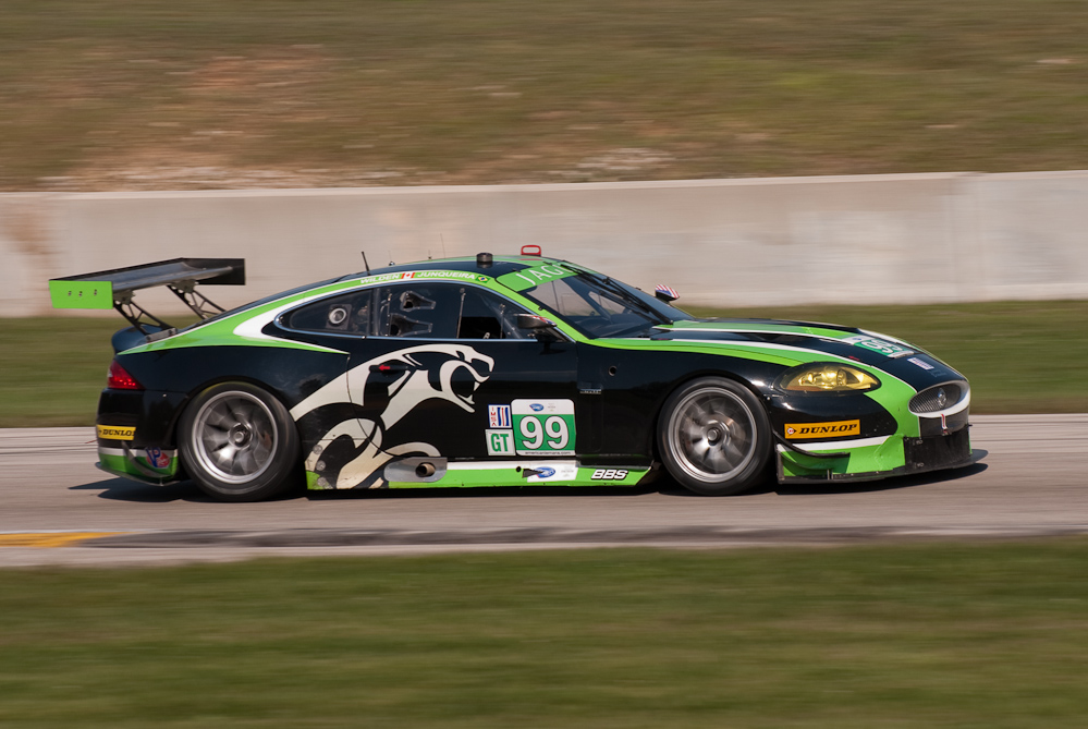 Jaguar RSR Jaguar XKR Car No 99 in turn 7, Road America, Elkhart Lake WI  ~  DSC_2677