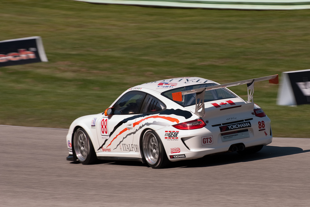 6th Gear Racing Porsche 911 GT3 Cup, Car No 88 in turn 9, Road America, Elkhart Lake WI  ~  DSC_2076