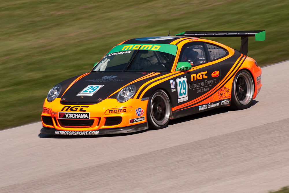 NGT Motorsport Porsche 911 GT3 Cup, Car No 29 in turn 9, Road America, Elkhart Lake WI  ~  DSC_2083