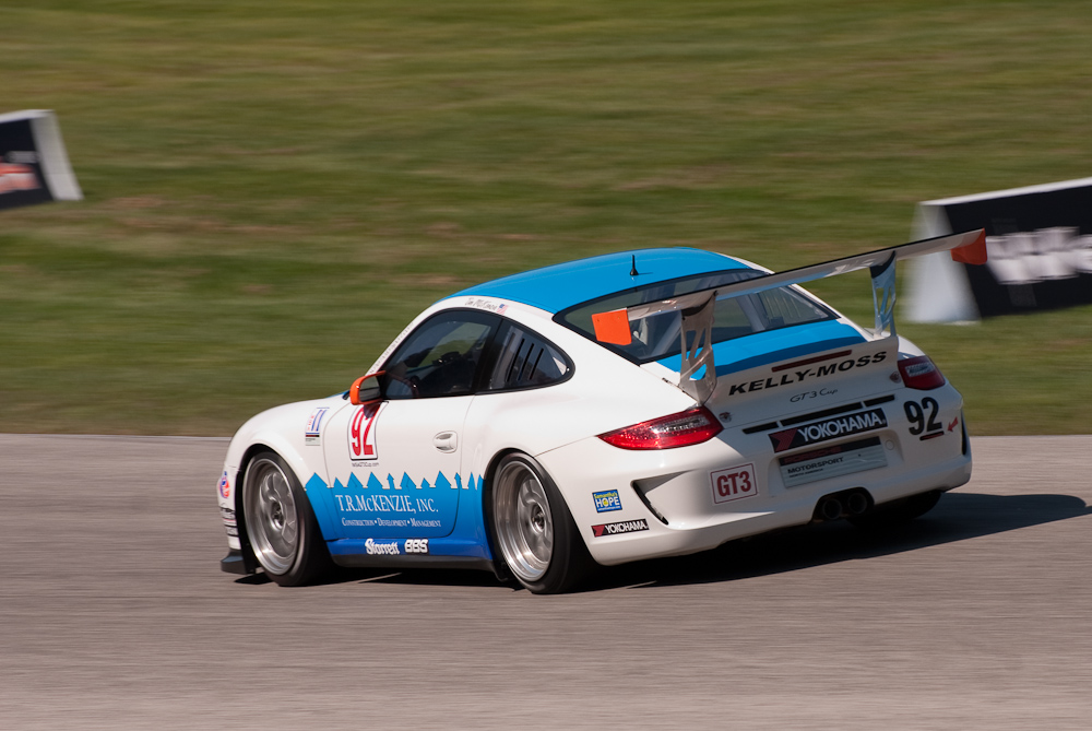 Kelly Moss Motorsports Porsche 911 GT3 Cup, Car No 92 in turn 9, Road America, Elkhart Lake WI  ~  DSC_2103