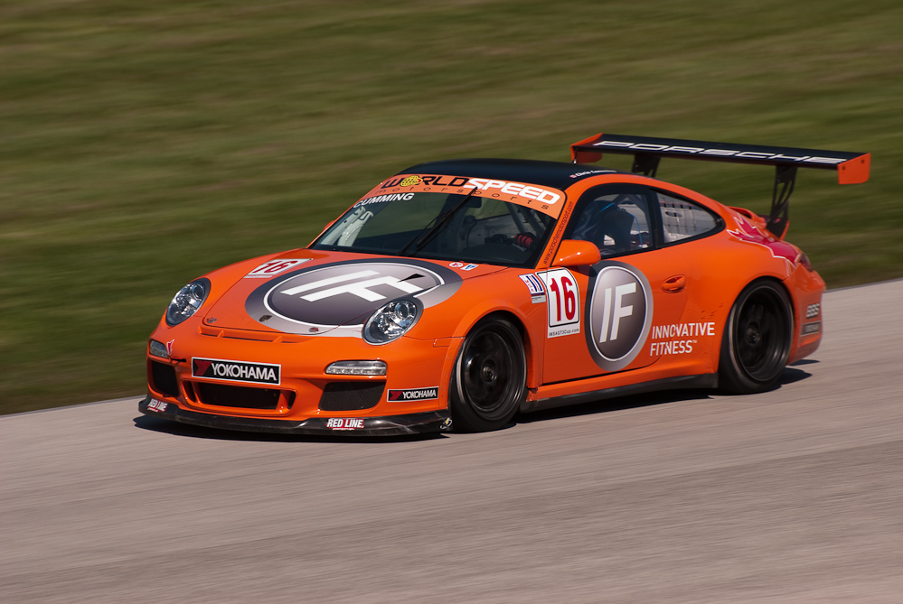 World Speed Motorsports Porsche 911 GT3 Cup, Car No 16 in turn 9, Road America, Elkhart Lake WI  ~  DSC_2114