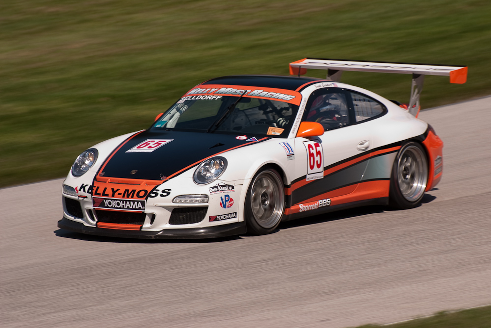 Kelly Moss Motorsports Porsche 911 GT3 Cup, Car No 65 in turn 9, Road America, Elkhart Lake WI  ~  DSC_2149