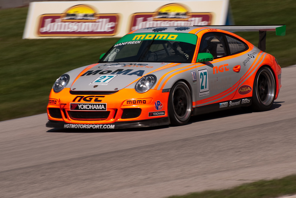 NGT Motorsport Porsche 911 GT3 Cup, Car No 27 in turn 9, Road America, Elkhart Lake WI  ~  DSC_2179