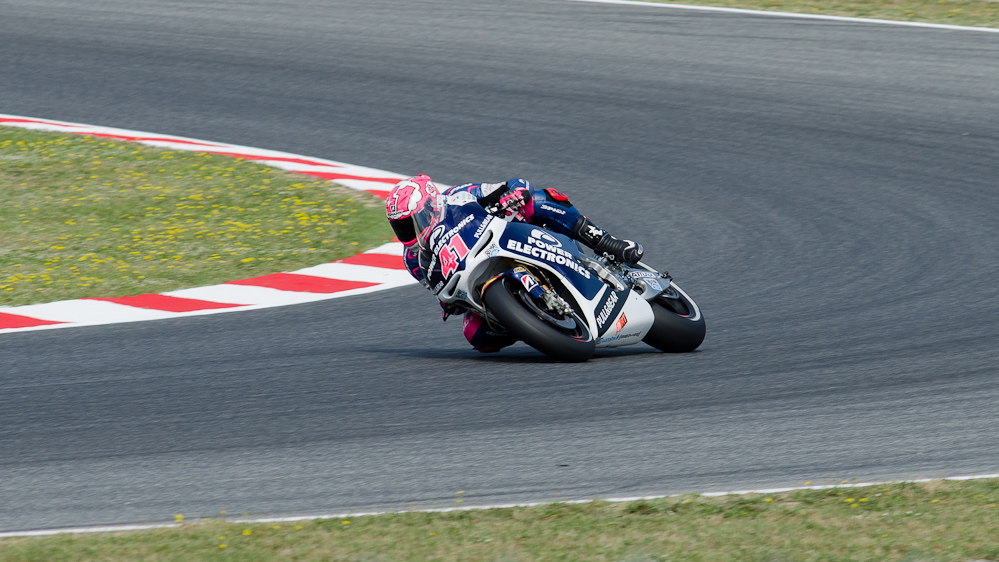 Aleix Espargaro on the #41 Power Electronics Aspar ART at Circuit de Catalunya 

turn 4 / DSC_4116