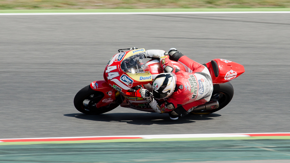 Steven ODENDAAL #44 Moto2 at Circuit de Catalunya turn 2 / DSC_5779