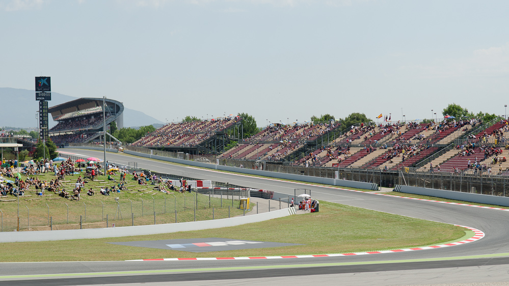 Circuit de Catalunya for MotoGP turn 1 / DSC_5784