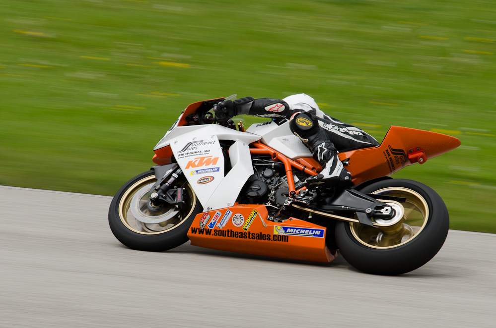DSC_1681 / Joel Spalding on the No 36 KTM in turn 9 at Road America, Elkhart Lake, WI