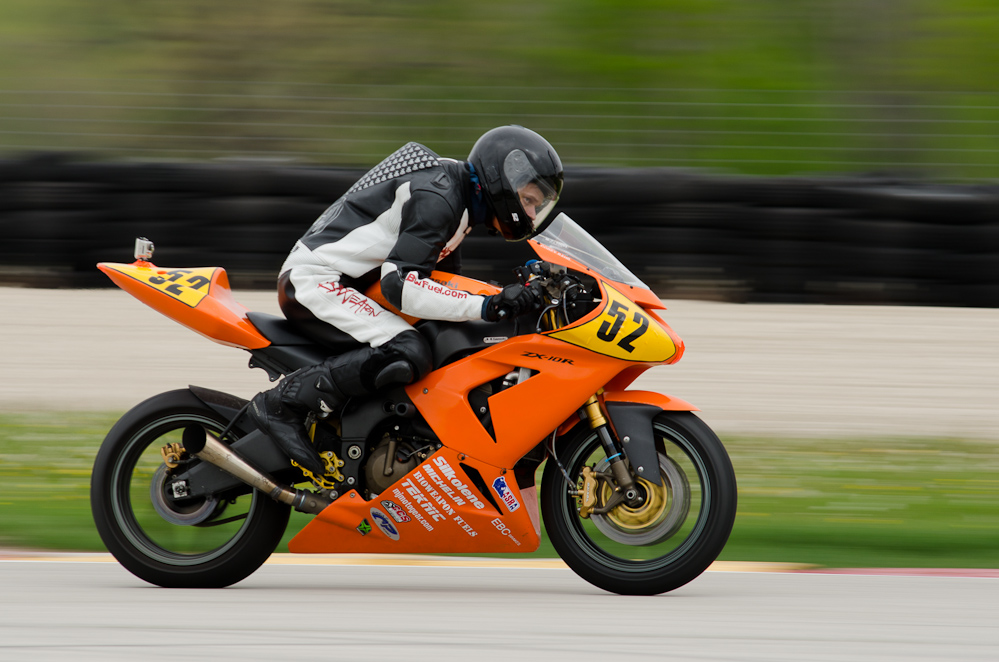 DSC_2552 / No 52 Kawasaki ZX-10R in turn 14 at Road America, Elkhart Lake, WI