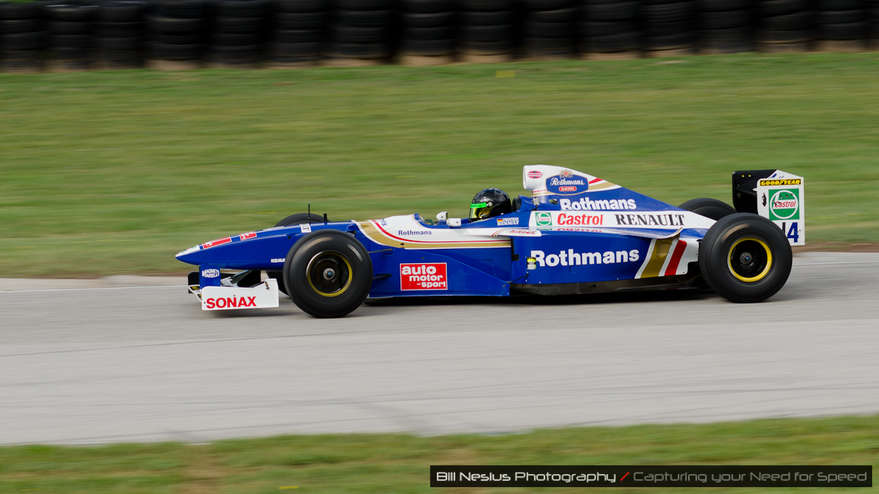 1997 Williams FW19 in turn 6 at Road America, Elkhart Lake, WI / DSC_2894